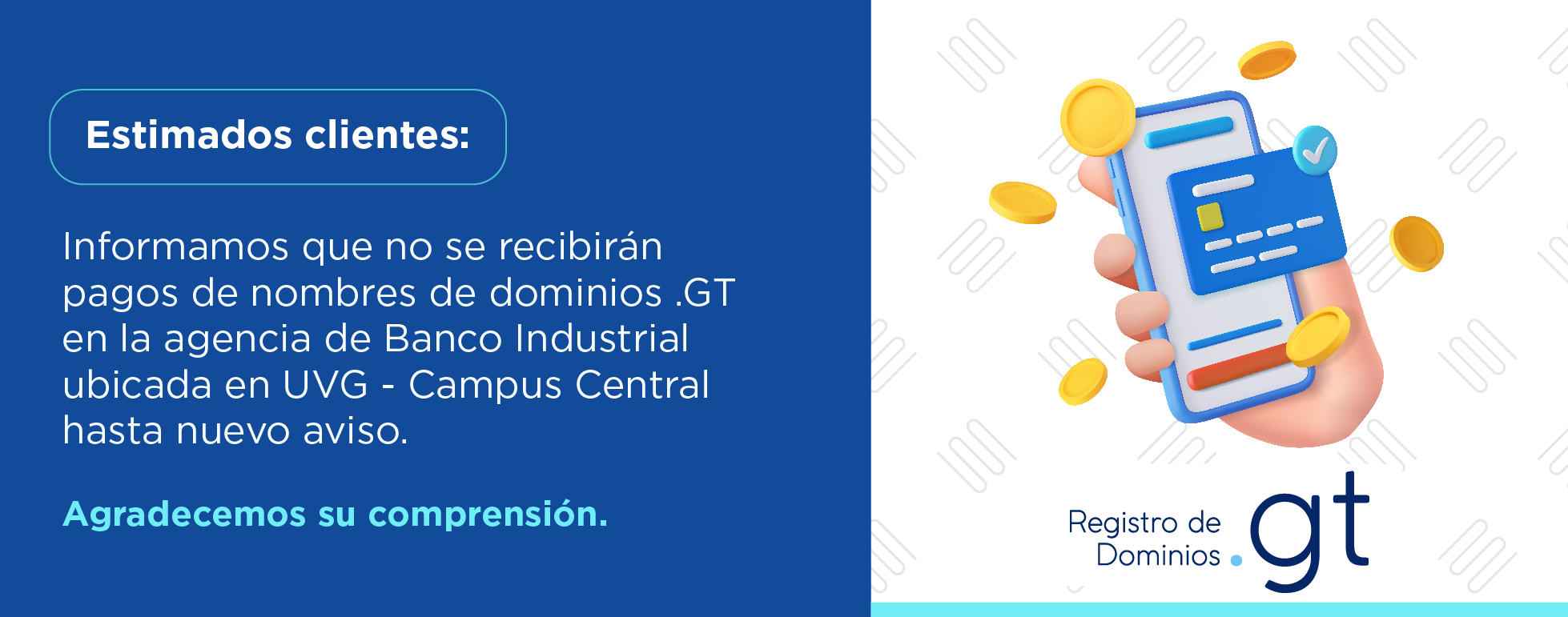 No recibo con Pagos en Sitio